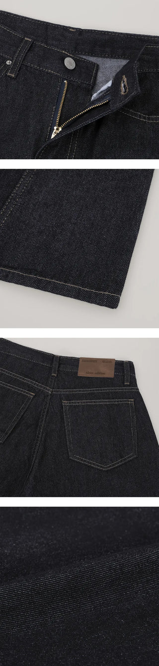 Summer Up Non-Fade Quality Low Denim Pants