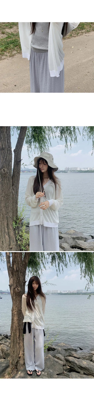 [3 colors] Natural Fit Linen Banding Pants