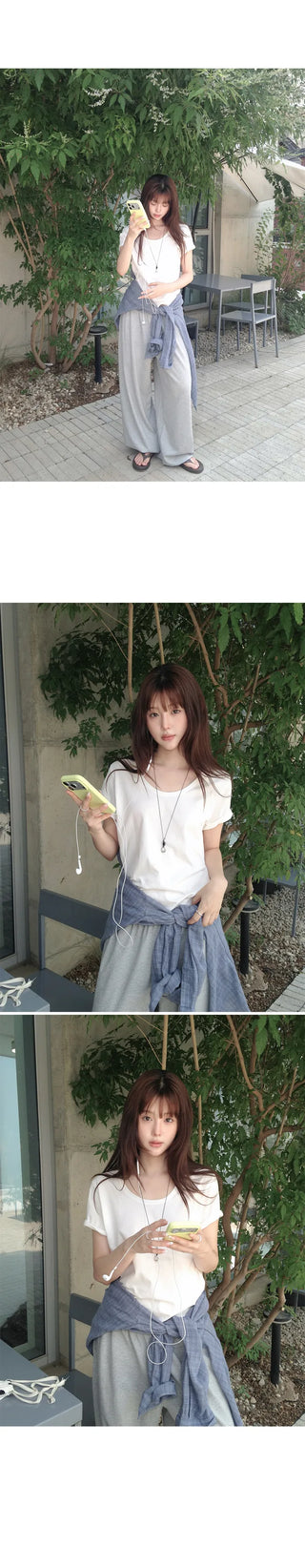 [3 colors] Brushed Summer Tencel Check Shirt