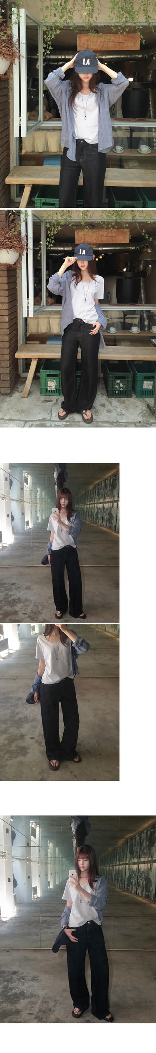 Slow & Susie Flow Fit Stain-Resistant Raw Denim Pants
