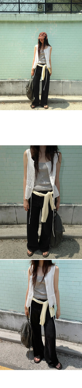 Slow & Susie Flow Fit Stain-Resistant Raw Denim Pants