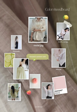 [3 colors] Watery Tencel Stripe Soft Shirt