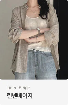 [4 colors] Organica Soft Grain Linen Shirt