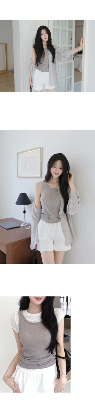 [4 colors] Organica Soft Grain Linen Shirt