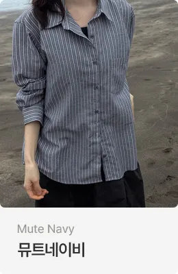 [4 colors] Zanzan Stripe Cotton Shirt