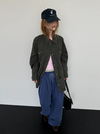 [5 colors] Pigmented Wide Sweatpants / Pigmented Wide Jogger Sweatpants