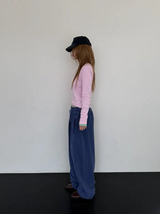 [5 colors] Pigmented Wide Sweatpants / Pigmented Wide Jogger Sweatpants