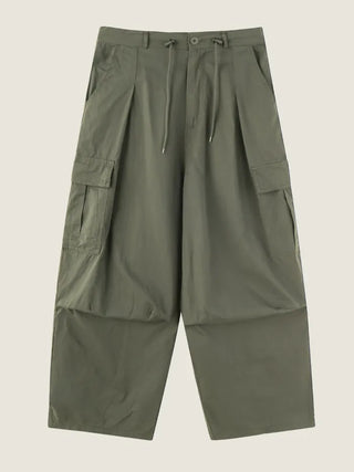 [3 colors] Balloon Wide Cargo Pants