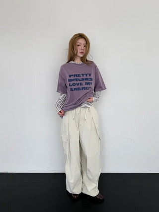[3 colors] Balloon Wide Cargo Pants