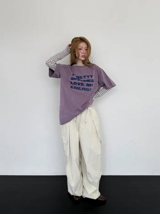 [3 colors] Balloon Wide Cargo Pants