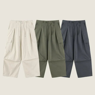 [3 colors] Balloon Wide Cargo Pants