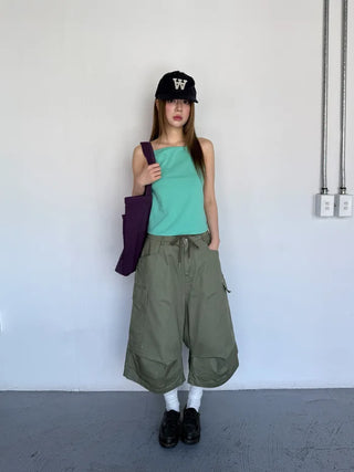 [6 colors] Colorful sleeveless top