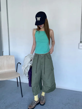 [6 colors] Colorful sleeveless top