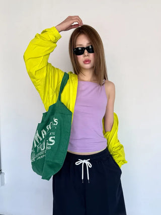 [6 colors] Colorful sleeveless top