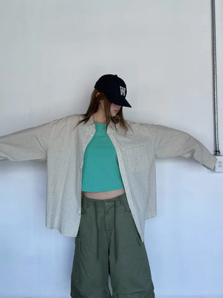 [6 colors] Colorful sleeveless top