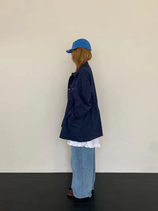 [3 colors] Cotton Frill Dress