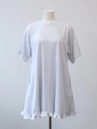 [3 colors] Cotton Frill Dress