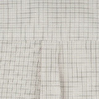 [4 colors] Square check shirt