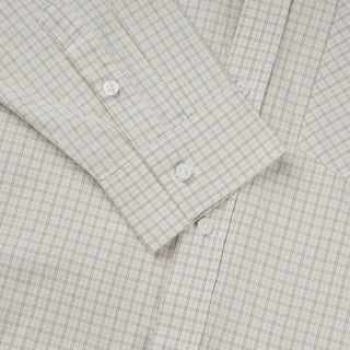 [4 colors] Square check shirt
