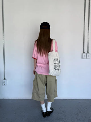 [4 colors] Stonewashed Bermuda Cargo Pants