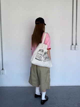 [4 colors] Stonewashed Bermuda Cargo Pants