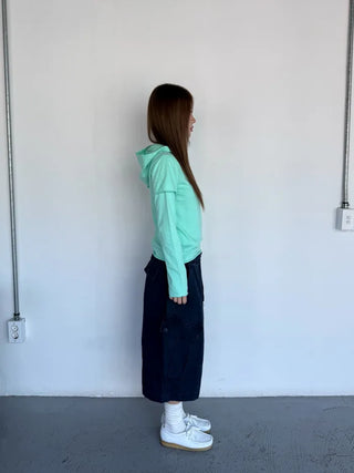 [4 colors] Stonewashed Bermuda Cargo Pants