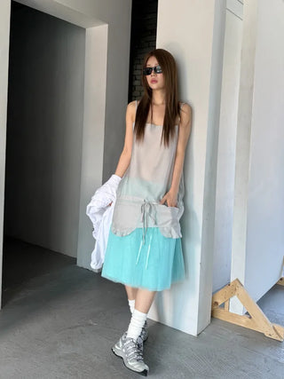 [3 colors] Candy Shami Midi Skirt