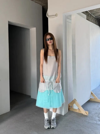 [3 colors] Candy Shami Midi Skirt