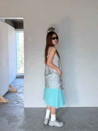 [3 colors] Candy Shami Midi Skirt