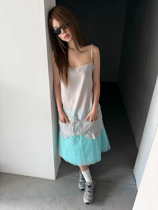 [3 colors] Candy Shami Midi Skirt