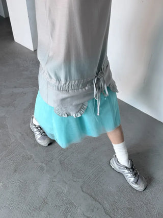 [3 colors] Candy Shami Midi Skirt