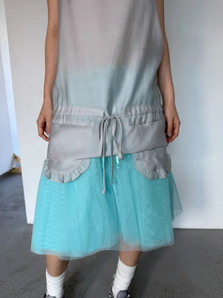 [3 colors] Candy Shami Midi Skirt