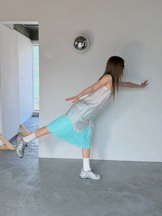 [3 colors] Candy Shami Midi Skirt
