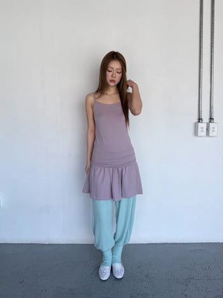 [3 colors] Core Shirring Dress