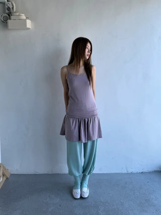 [3 colors] Core Shirring Dress