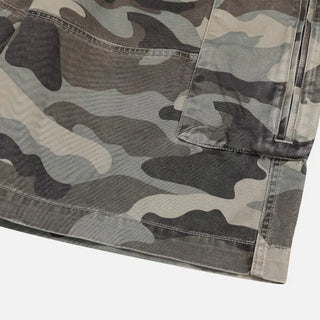 [4 colors] Zippered Bermuda Cargo Pants