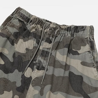 [4 colors] Zippered Bermuda Cargo Pants