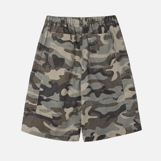 [4 colors] Zippered Bermuda Cargo Pants