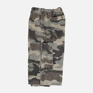 [4 colors] Zippered Bermuda Cargo Pants