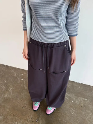 [3 colors] Rivet Point Sweatpants