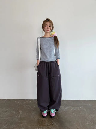 [3 colors] Rivet Point Sweatpants