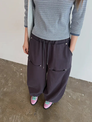 [3 colors] Rivet Point Sweatpants