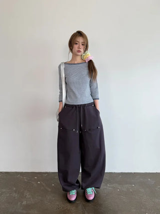 [3 colors] Rivet Point Sweatpants