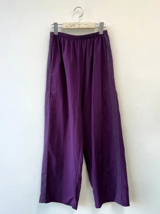 [3 colors] Side Lace Nylon Pants