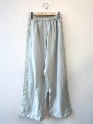 [3 colors] Side Lace Nylon Pants