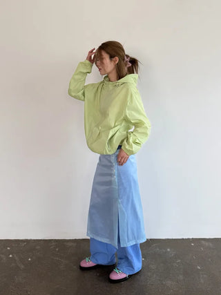 [3 colors] Side Lace Nylon Pants