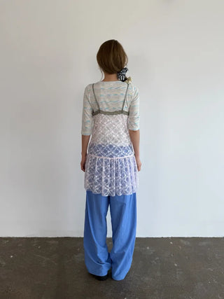[3 colors] Lace Slip Layered Dress