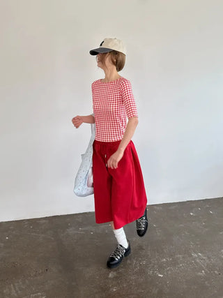 [6 colors] Fold Bermuda Shorts