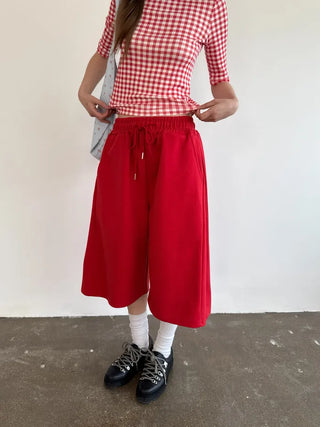 [6 colors] Fold Bermuda Shorts