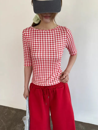 [6 colors] Fold Bermuda Shorts